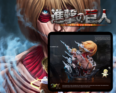 FIGURINE ANNIE LEONHART ATTAQUE DES TITAN