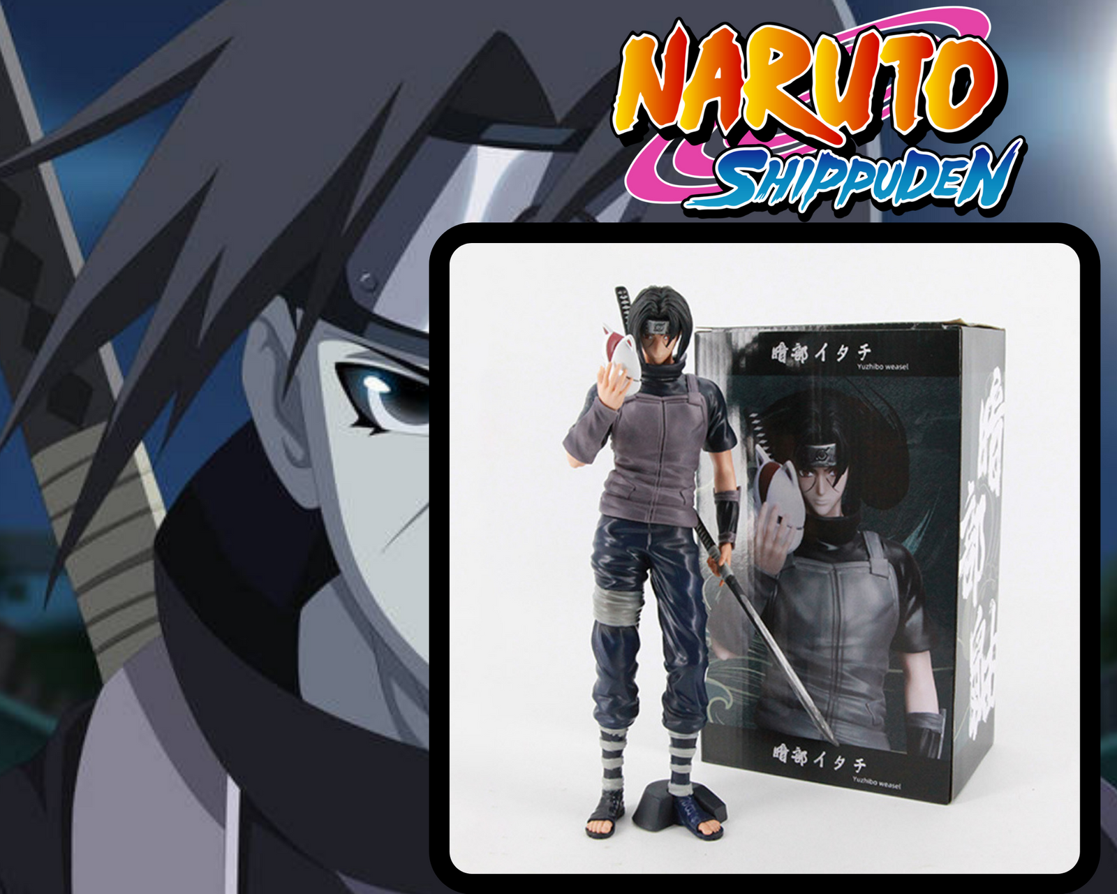 FIGURINE ITACHI ANBU PVC NARUTO SHIPPUDEN