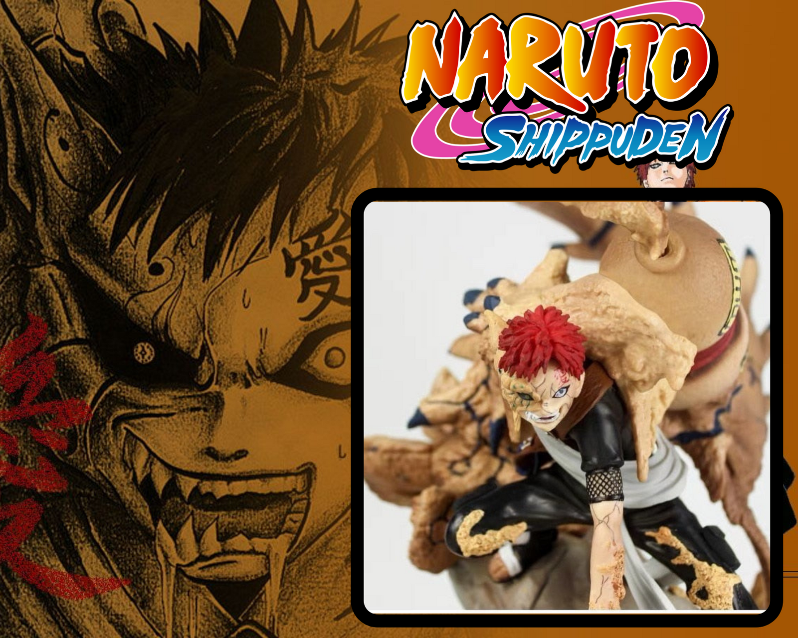 FIGURINE GAARA PVC NARUTO SHIPPUDEN